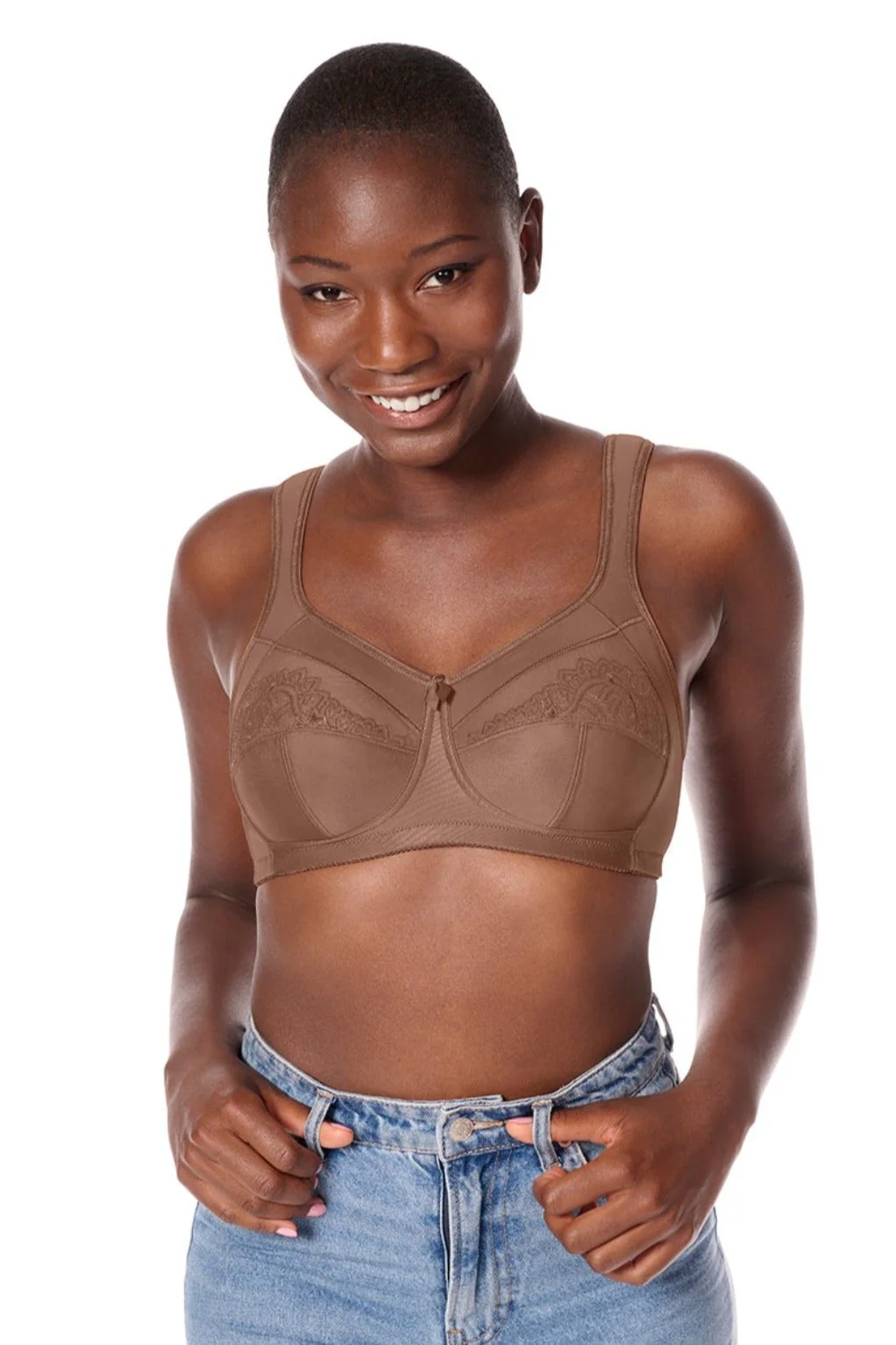 Amoena Isadora  Wire Free Mastectomy Bra - Mocha