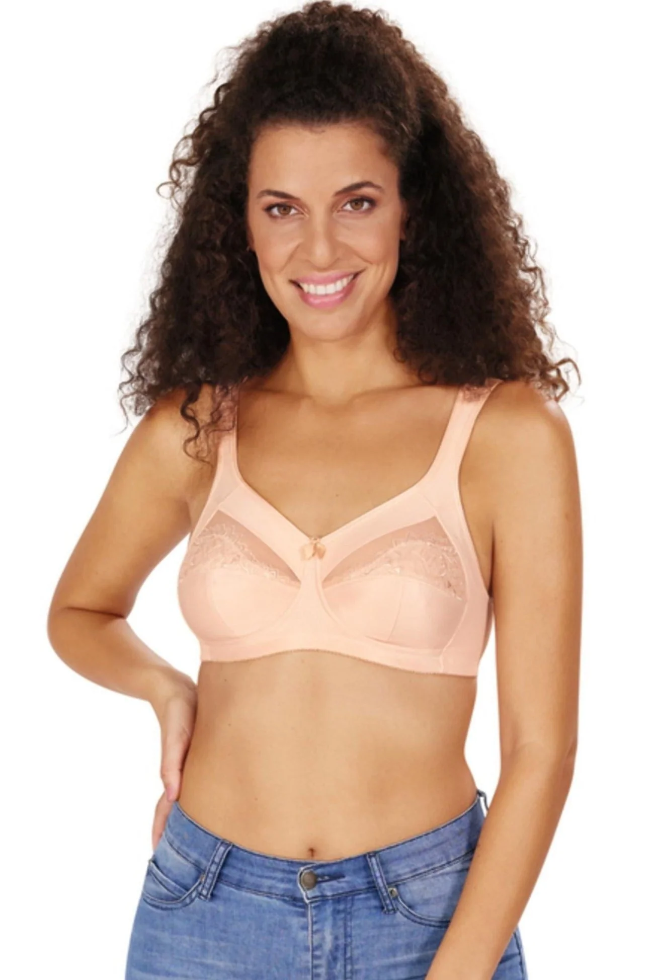 Amoena Isadora Wire Free Mastectomy Bra - Blush