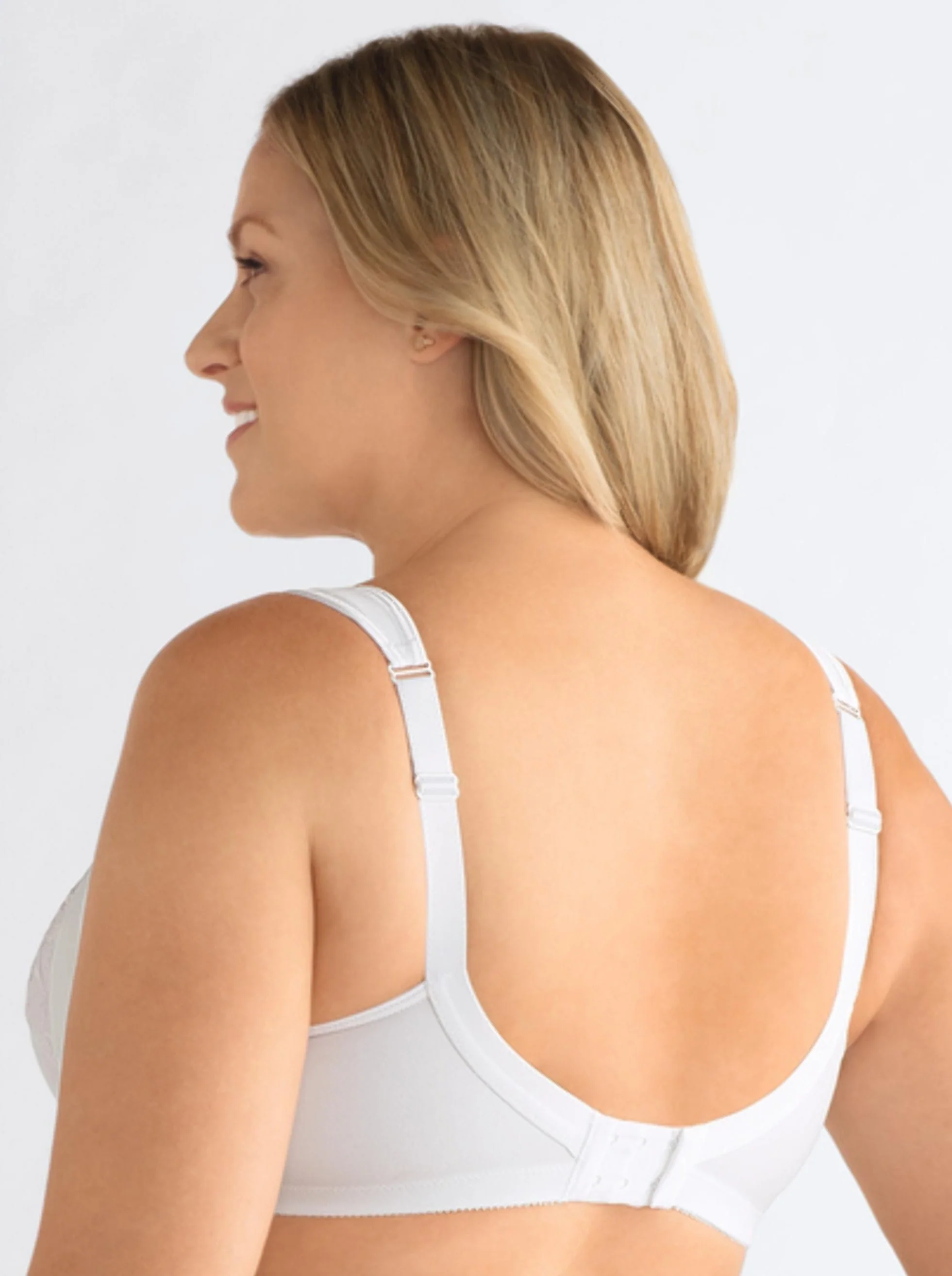 Amoena Isadora  Wire Free Mastectomy Bra - White - Image 3