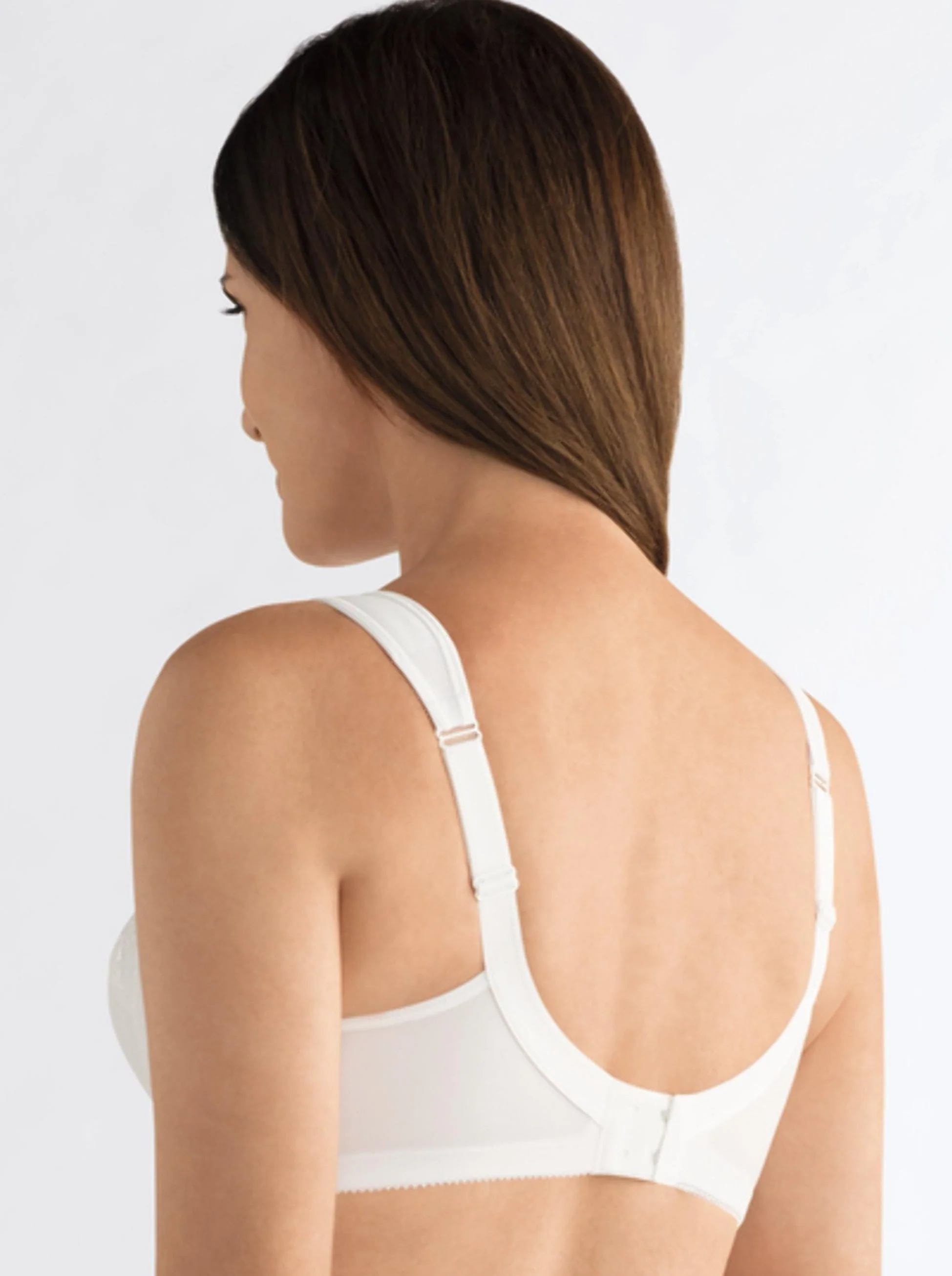Amoena Isadora  Wire Free Mastectomy Bra - White - Image 4