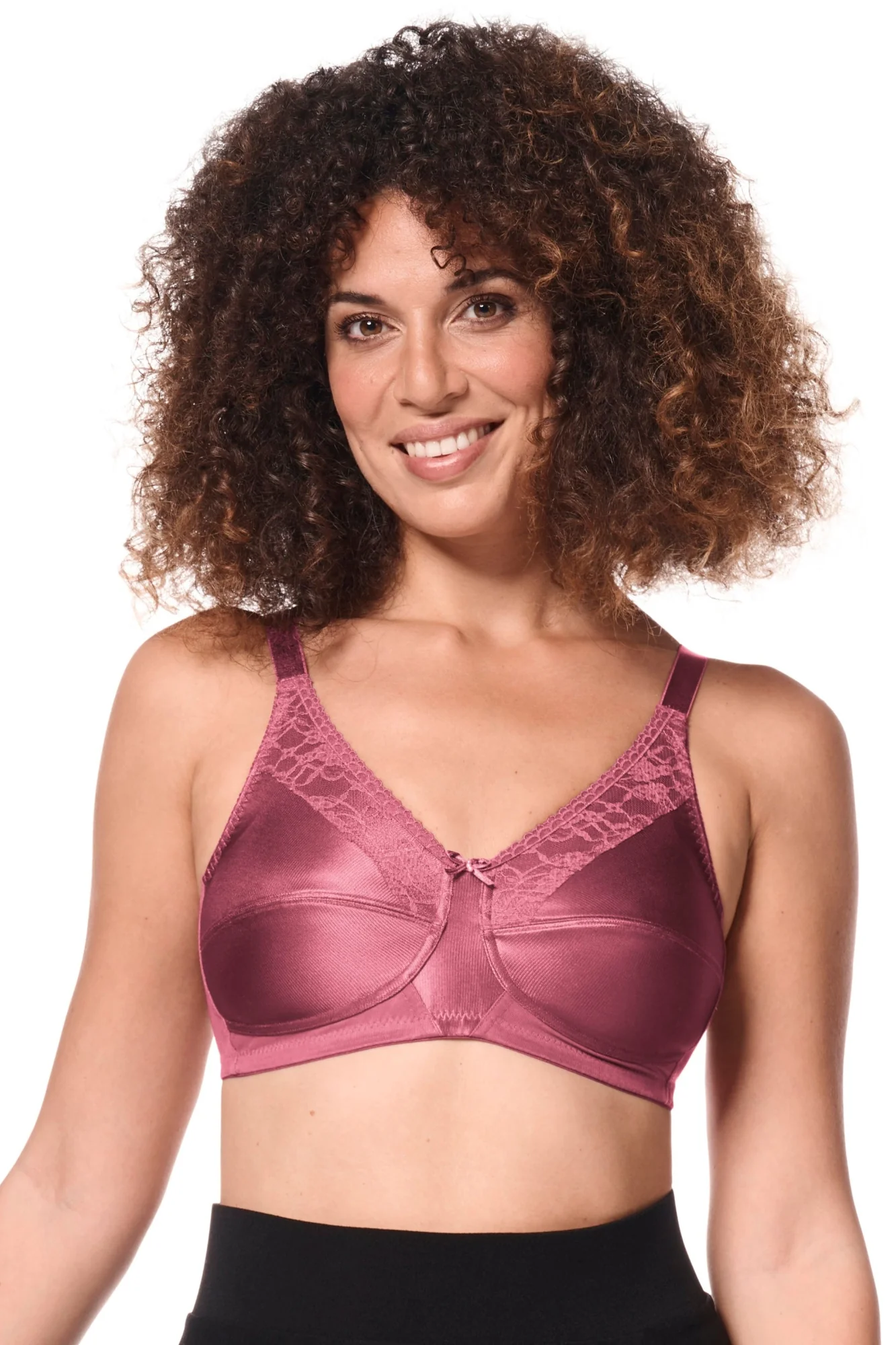 Amoena Nancy Wire Free  Mastectomy Bra - Rouge